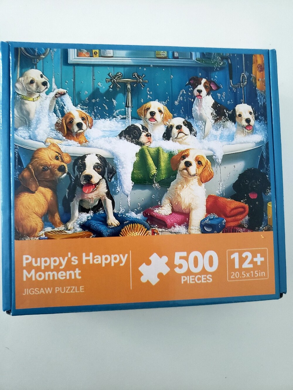 Lot (2) Dog Themed Jigsaw Puzzles